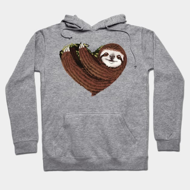 Love Mood Sloth Hoodie TeePublic